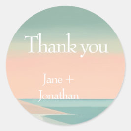 Pegatina Redonda costa