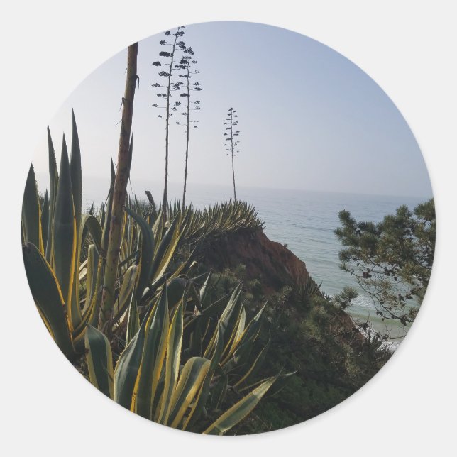 Pegatina Redonda Costa del Algarve (Anverso)