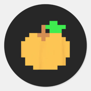 Pegatina Redonda Costo coincidente del juego de arcade de 8 bits de
