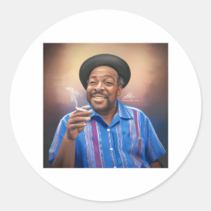 Pegatina Redonda Count Basie