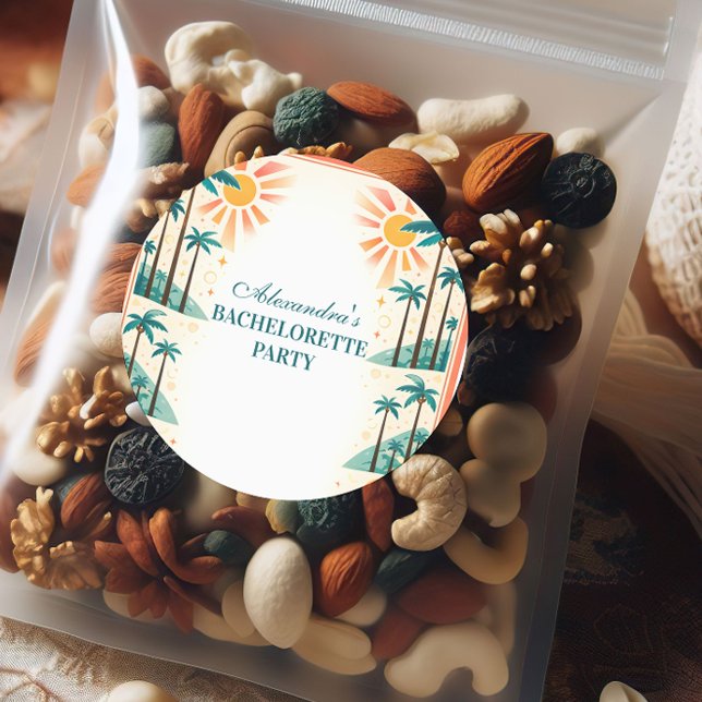 Pegatina Redonda Country Club Pickleball Bachelorette (Subido por el creador)