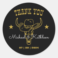 Cowboy Bull Skull Rustic Country Wedding