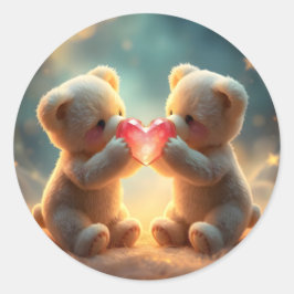 Pegatina Redonda Cozy Companions - 