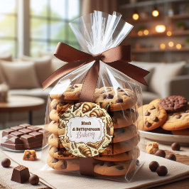 Pegatina Redonda Cozy Cottage Baking