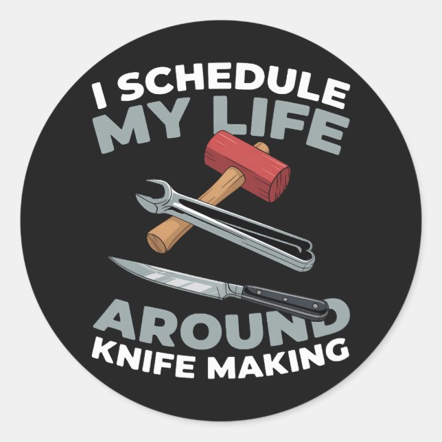 Pegatina Redonda Craftsmanship Metalwork (Anverso)