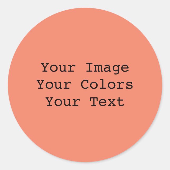 Pegatina Redonda Crea lo tuyo (Anverso)