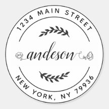 Crea tu Propia Dirección de Devolución Redonda Clá