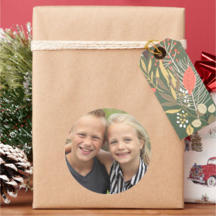 Pegatina Redonda Crea tu propia foto