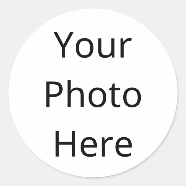 Pegatina Redonda Crea tu propio diseño. (Anverso)