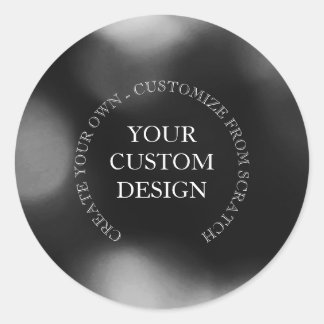 Pegatina Redonda Crea tu propio diseño/logotipo personalizado