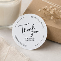 Crea tu propio negocio blanco de agradecimiento