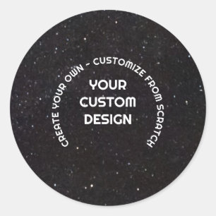 Pegatina Redonda Crea tu propio personalizado