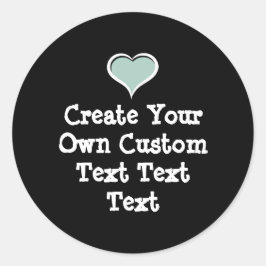 Pegatina Redonda Crea tu propio texto personalizado