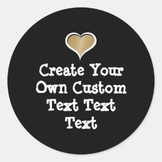 Pegatina Redonda Crea tu propio texto personalizado