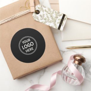 Pegatina Redonda Creaciones de Personalizados elegantes y modernas