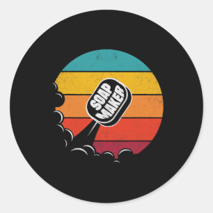 Pegatina Redonda Creador de jabón creador de jabón