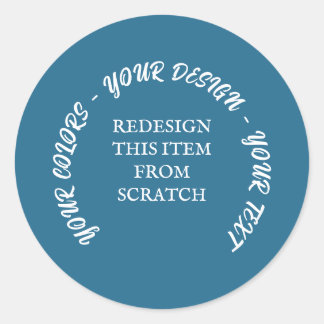 Pegatina Redonda Crear el propio