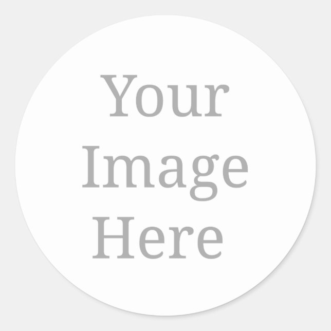 Pegatina Redonda Crear su personalizado (Anverso)