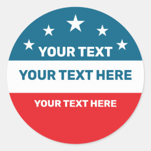 Pegatina Redonda Crear su propia elección
