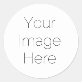 Pegatina Redonda crear su propia foto personalizado personalizada