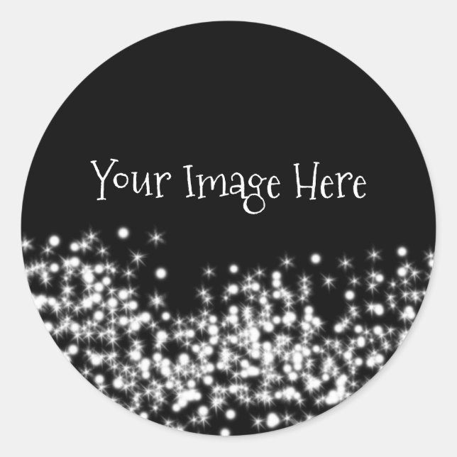 Pegatina Redonda Crear su propio personal (Anverso)