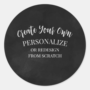 Pegatina Redonda Crear un Personalizado