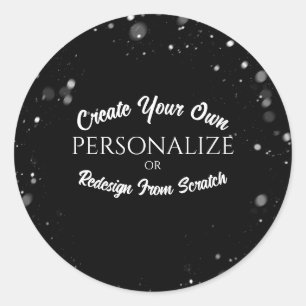 Pegatina Redonda Crear un Personalizado personalizado