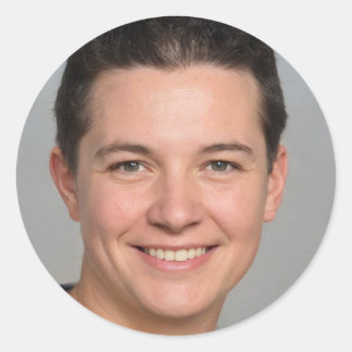 Pegatina Redonda Crear una vida que amas