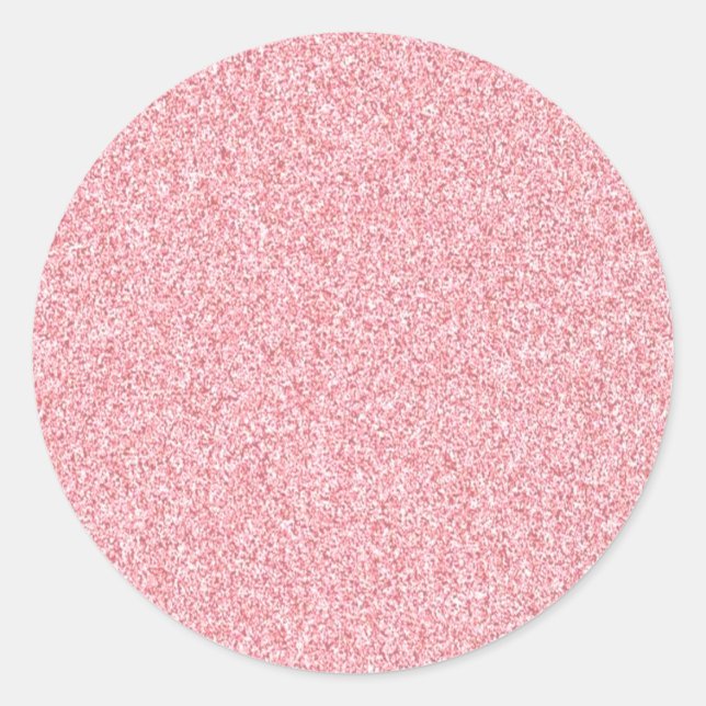 Pegatina Redonda Create Your Own Custom Text Blank Rose Gold (Anverso)