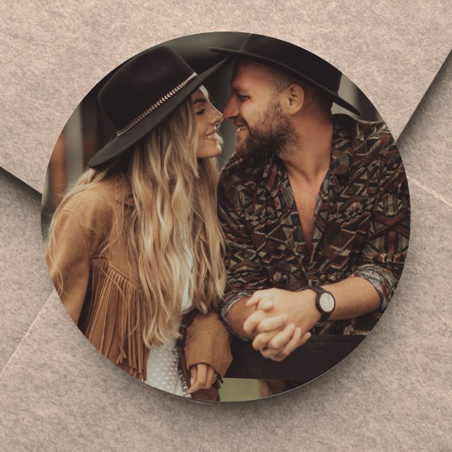 Pegatina Redonda Create Your Own Photo (Create Your Own Photo Classic Round Sticker)