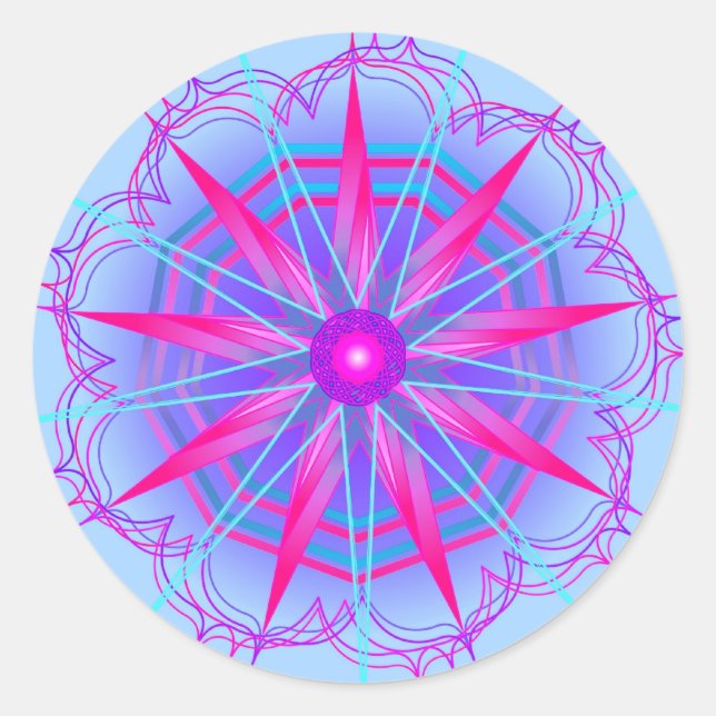 Pegatina Redonda Creativity25 (Anverso)
