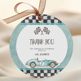 Pegatina Redonda Crecer dos cumpleaños rápidos