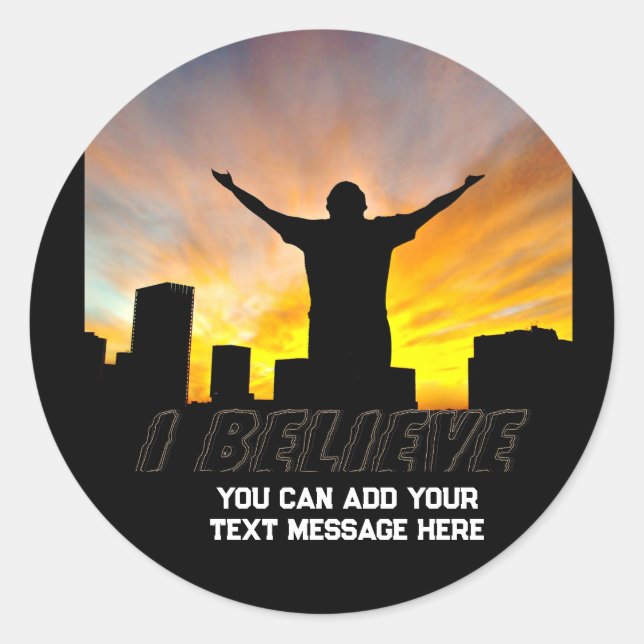 Pegatina Redonda Creo #2_ (Anverso)