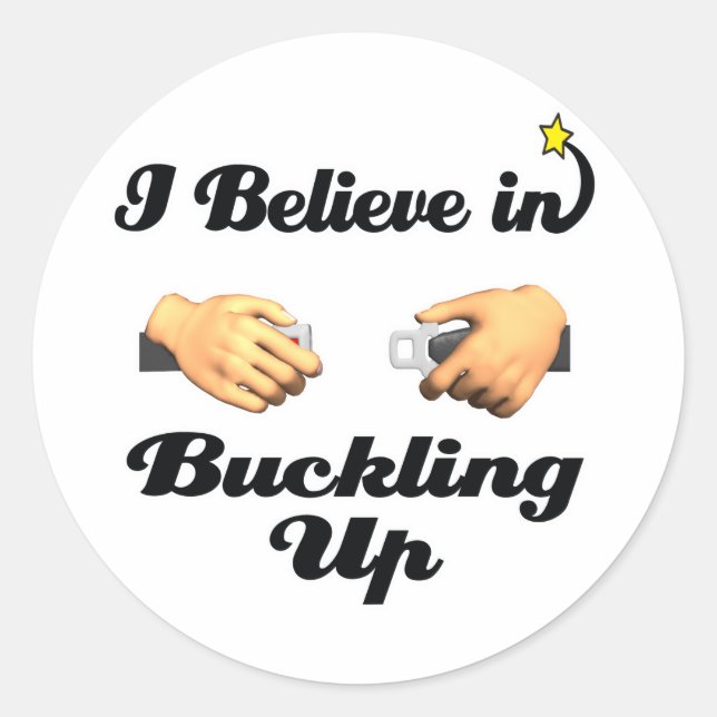 Pegatina Redonda creo en el doblaje (Anverso)