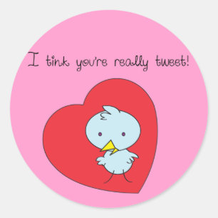 Pegatina Redonda Creo que eres Pegatinas dulces