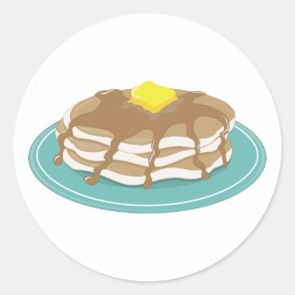 Pegatina Redonda Crepes