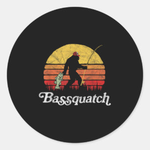 Pegatina Redonda Creyente de Bigfoot Ovni 2001 Camisetas Bquatch! D