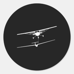 Pegatina Redonda Crisol al ser doblado piloto al alza