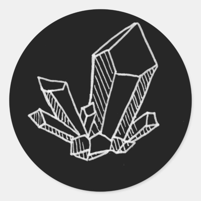 Pegatina Redonda Cristal (Anverso)