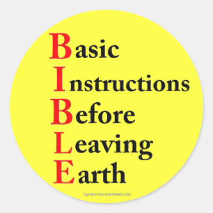 Pegatina Redonda cristiano