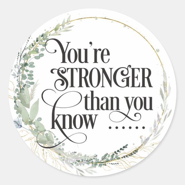 Pegatina Redonda Cristiano/Biblia (Anverso)