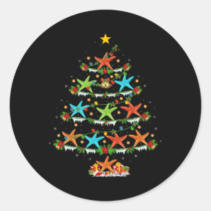 Pegatina Redonda Cristóbal animal amante de la pesca de altura navi