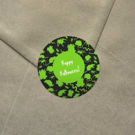 Pegatina Redonda Críticos irregulares y ecologistas Rats Horror Pat