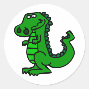 Pegatina Redonda croc