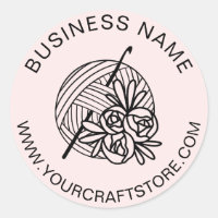 Crochet Crocheting Sitio web Personalizado Nombre 
