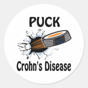 Pegatina Redonda Crohn&Apos;S-Enfermedad