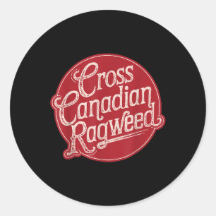 Pegatina Redonda Cross Canadian Ragweed