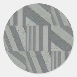 Pegatina Redonda Crosswalk Collage