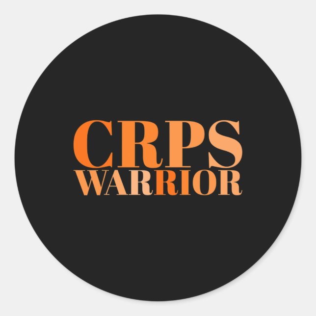 Pegatina Redonda Crps Guerrero Rsd Crps Conciencia (Anverso)