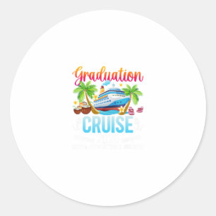 Pegatina Redonda Crucero de Graduación 2026 Creando Recuerdos Gradu